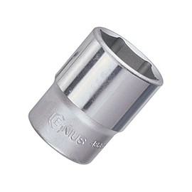 Genius Tools 423816 1/2" Dr. 16mm Hand Socket