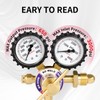 BO WELD Nitrogen Regulator with 0-800 PSI, CGA580 Inlet Connection