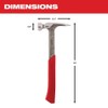 MILWAUKEE ELEC TOOL 48-22-9023 22Oz Framing Hammer