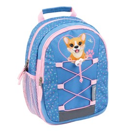 Belmil Mini Kiddy Cute Little Puppy Nursery Backpack, blue