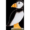 D&J Glassware Fused Glass Penguins and Puffins Collection in a