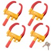 4 Pack Wheel Lock Universal Heavy Duty Security Trailer Wheel