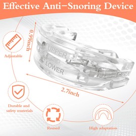 Schnarchstopper Anti Schnarch, Schnarchschiene Schnarchen Stopper, Wiederverwendbar Schnarchstopper, Effektiv Snoring Stopper gegen Schnarchen, Mehrzweck Schnarchen Verhindern für Männer und Frauen