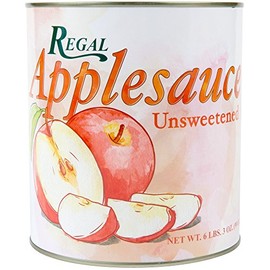 TableTop King #10 Can Unsweetened Apple Sauce - 6/Case