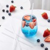 100 Pcs Clear Plastic Straws, Disposable Drinking Straws, 8.26" Long