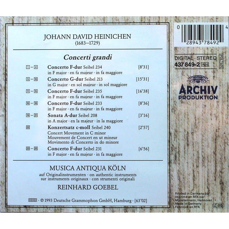 Heinichen: Concerti Grandi