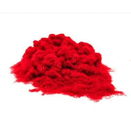 Flock Fibres, Powder - DIY Flocking - 1mm Nylon - 100g (Pillar Box Red)