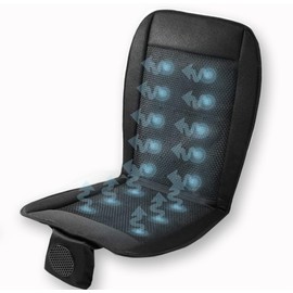 ZONETECH Cooling Car Seat Cover, Black Automotive Adjustable Temperature Comfortable Cooling Car Seat Cushion (1 Pack)
