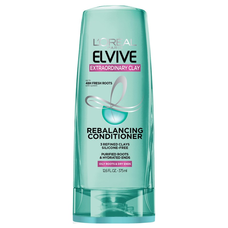 L'Oreal Paris Elvive Extraordinary Clay Rebalancing Conditioner, 12.6 fl; oz;