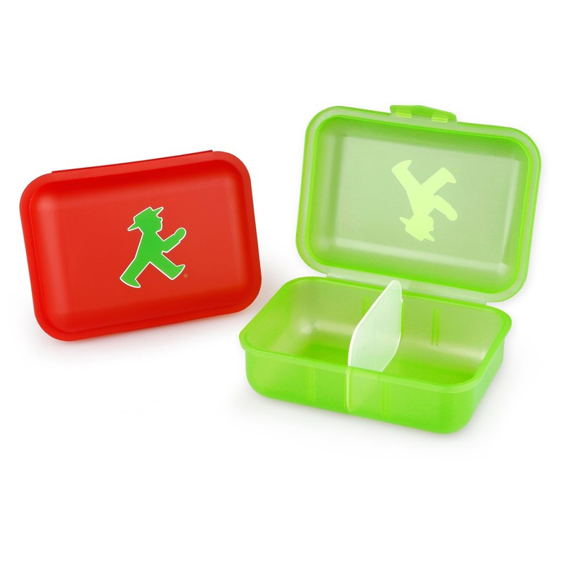 AMPELMANN Ampelmännchen Bread Box Red/Green
