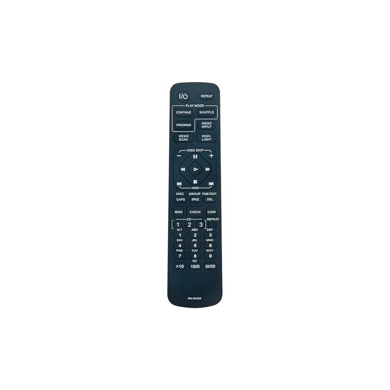 RM-DX220 Replace Remote Control Compatible with Sony Disc CD Changer