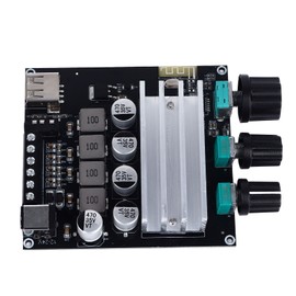Dual Channel Amp Board BT 5.3 Digital Power Amp Board for Home Automotive Entertainment DC12‑24V
