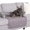 Furhaven Sofa Buddy Reversible Pet Bed Furniture Cover, Gris (Gray/Mist),