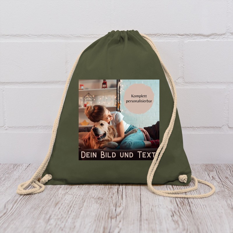 Geschenk mit Namen personalisiert by Shirtracer - Gym Bag Backpack