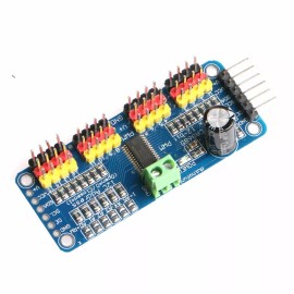 UN brand Part - 16 Channel 12 bit PWM Servo Motor Driver I2C Module For Arduino Robot
