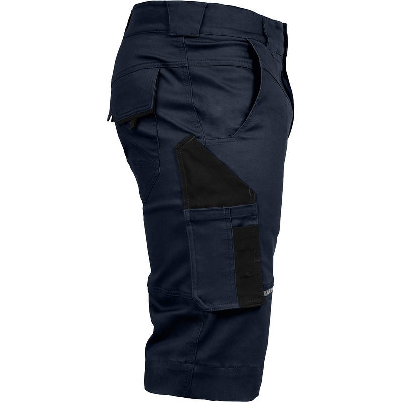 Leib Wächter Flex-Line Men's Work Shorts Navy/Black Flexible with Spandex,