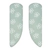Set | Bügeltischbezug Asymmetrisch mit Unterlage (Farbe Grün) (A-XXL, Dampf
