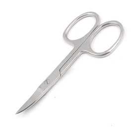 Manicure Nail Scissors - Professional Stainless Steel Pedicure 'Nails Scissor - Extra Sharp Toenail Cutter 3.5" Curved