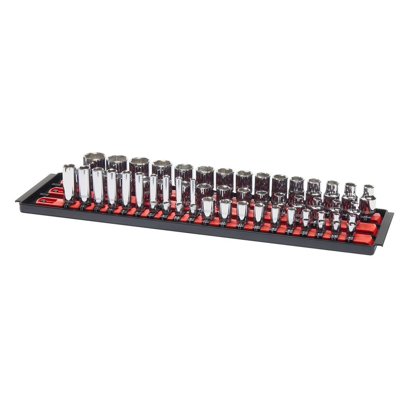 MLTOOLS Socket Organizer - 45 Pieces Universal Twist-Lock Clips to
