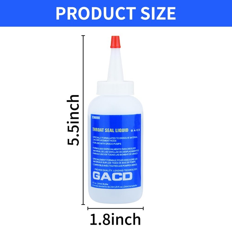 118ml Universal Throat Seal Liquid:Enhance Paint Sprayers Performance with This
