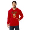 Women's Reindeer Sweatshirts Men Christmas Elk Costume Hoodies Long Sleeve