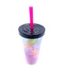 16oz Good Luck Trolls Tumbler with Lid and Straw, Double Wall Insulated