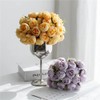 Flores de seda de peonía, 27 cabezas, florero de mesa,