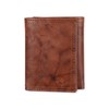 Dockers Men's RFID Extra Capacity Slim Profile Trifold Wallet, Brown