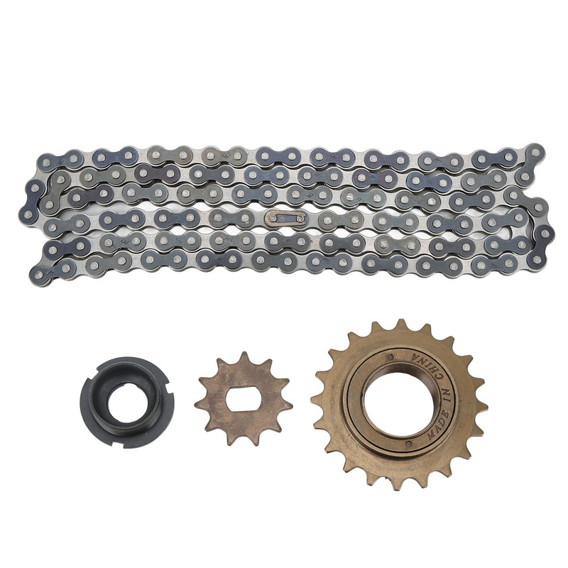 Electric Bike Sprocket Set Gold 11 Teeth Sprocket 114 Links