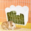 MdakeGo Rabbit Hay Feeder, Hanging Rabbit Hay Feeder Rack for