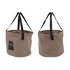 20L Portable Camping Bucket PVC Folding Water Bucket High Capacity