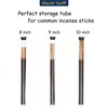 Clear Plastic Tube with Black lid, 12 Pack, Storage Holder