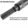 BTSHUB Air Pneumatic Needle Scaler Tool Pistol Grip Rust Slag