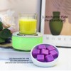 7-Color Changing Wax Melt Warmer, Modern Ripple Design 3-in-1 Electric