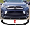MUTUSAISI Gloss Black Front Bumper Lip Spoiler Splitter Fit For