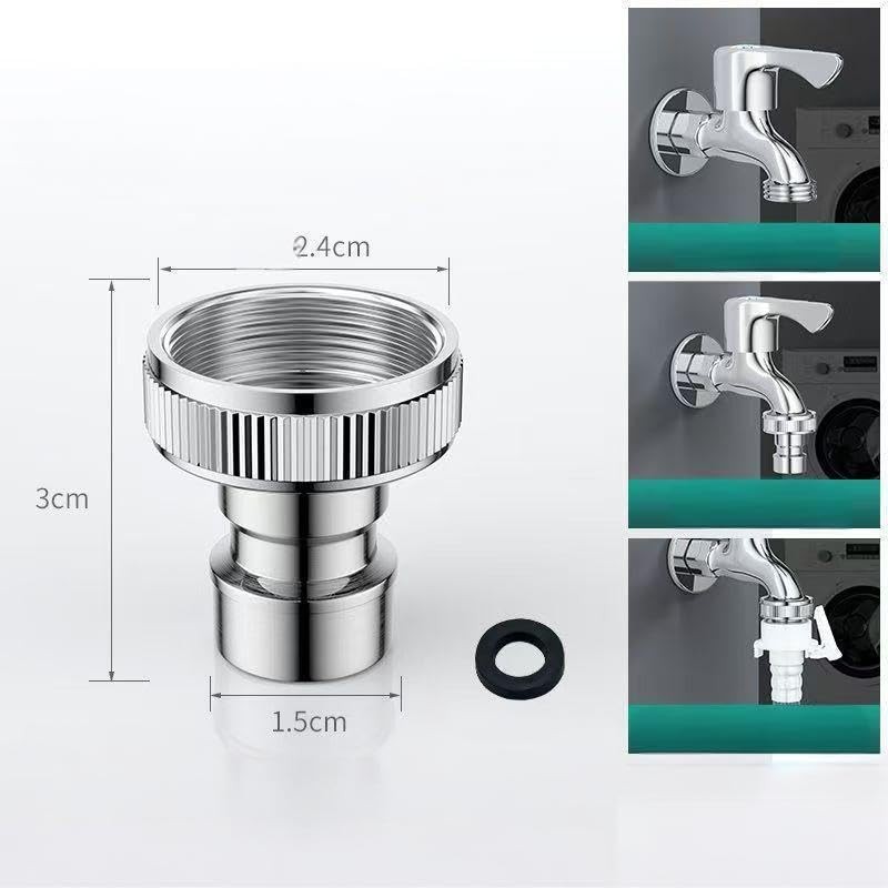 Universal Faucet Adapter Kit with Snap-On Design | 15/16”-27 Male
