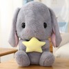 HOUPU Soft Toy - Sitting Lop Eared Rabbit, Easter White