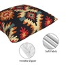 HOSTECCO Tribal Cushion Covers 45x45 cm Set of 4 Aztec