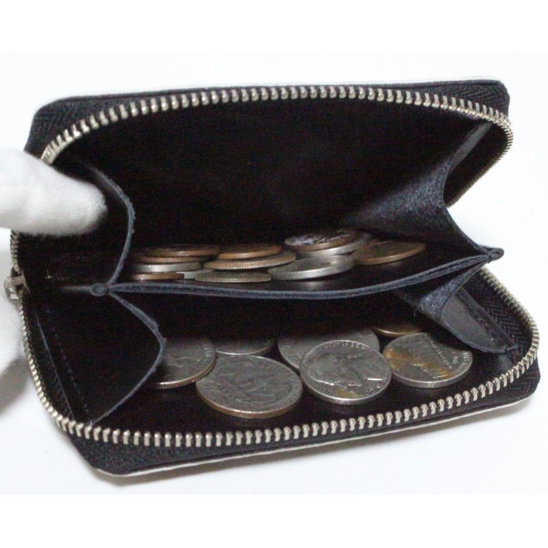 Berkut Diamond Python Coin Purse, Glossy YKK Zip, Feng Shui