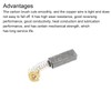 PATIKIL Carbon Brush, 0.8 x 0.3 x 0.2 inches (20