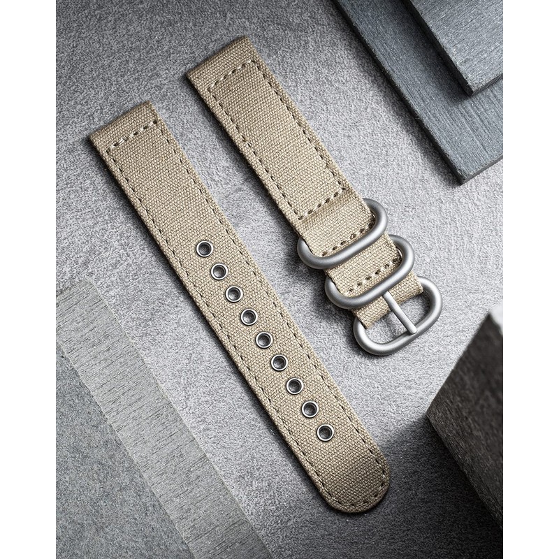 BINLUN Watch Band Canvas Watch Strap Quick Release Fabric Watch
