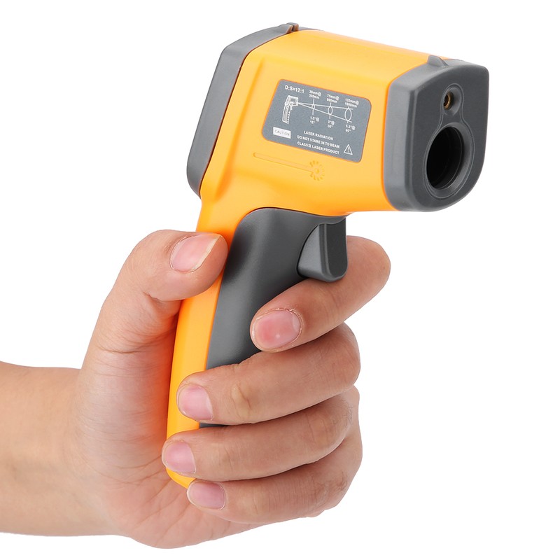 GS320 No contact LCD Display Handheld Digital Infrared Thermometer 50℃-360℃