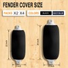 DAXEUI Boat Fender Covers | 2 Packs | Size 8″