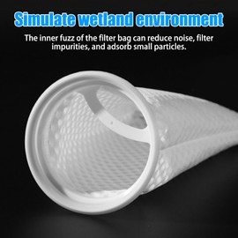 MiOYOOW Filter Socks, 2PCS/4PCS 3D Design Filter Sock 4 inch Ring Aquarium Filter Bags for Fish Tank Sump Saltwater Freshwater