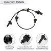 Sensor de velocidad de rueda delantera izquierda ABS para Honda