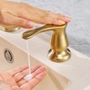 GAGALIFE Kitchen Sink Soap Dispenser Gold, Built in Soap Dispenser