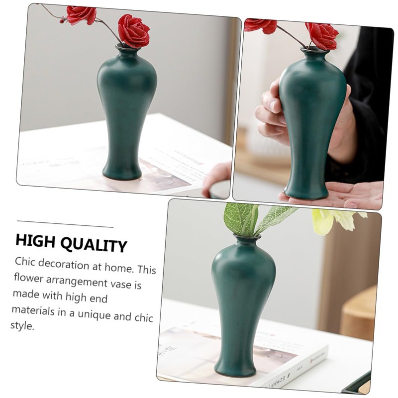 iplusmile Ceramic Flower Arrangement Vase Decorative Hydroponics Flower Container for