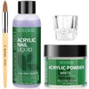 Acrylic Nail Kit- White Acrylic Powder and Liquid Set with