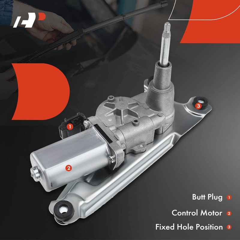 A-Premium Motor de limpiaparabrisas trasero compatible con Dodge Journey 2009-2020