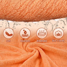 Toddler Bath Towel Hooded Kids Towel Bath Baby Towels with Hood for Boy Girl 0-5 Years, 2-Pack Soft Absorbent Baby Bath Towel Toddler Towels with Hood, Thick 50''x32'' Kids Hooded Towel for Toddlers